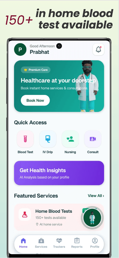 Complete Home Healthcare Dashboard